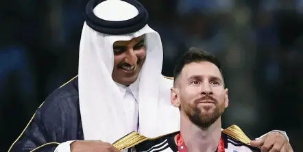 El Emir de Qatar que coronó a Messi, de vacaciones en la Argentina