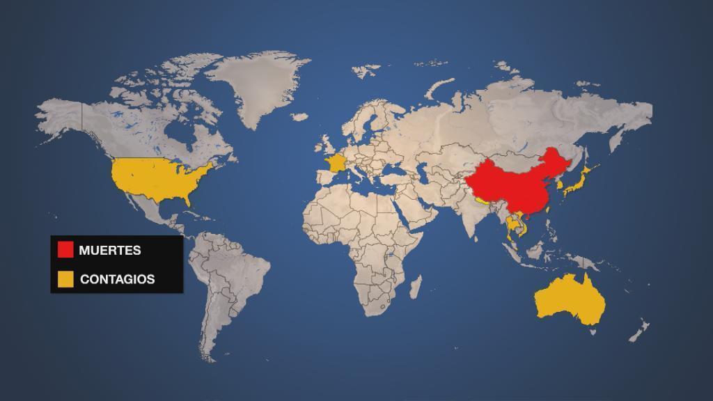 Coronavirus: al menos 56 muertos en China y casos confirmados en Europa y Australia 