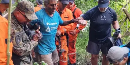 Ariel Loza fue hallado por los grupos de rescate en una barranca de muy difícil acceso en los cerros de Anfama
