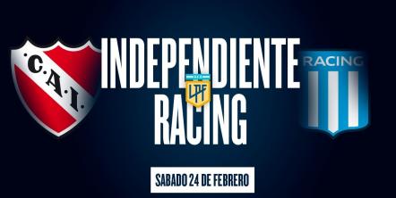 CLASICO ARGENTIO:  Independiente vs. Racing, por el clásico: a qué hora juegan, cómo ver en vivo y posibles formaciones