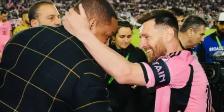 La desaforada reacción de Will Smith tras saludar a Messi en el triunfo de Inter Miami: “Esto fue una locura”