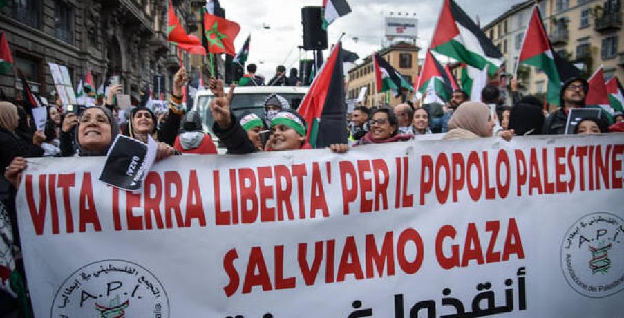 Italia frena las manifestaciones pro palestinas. Solo mañana, en el Día de la Memoria. Polémica y desafíos