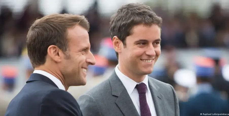 Macron nombra primer ministro de Francia a Gabriel Attal