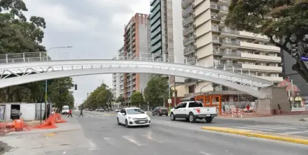 Ya fue habilitado el tránsito en Mate de Luna al 2100, donde se emplazó el viaducto del nuevo puente peatonal