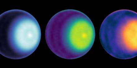 Realizan la Primera Observación de un Ciclón Polar en Urano
